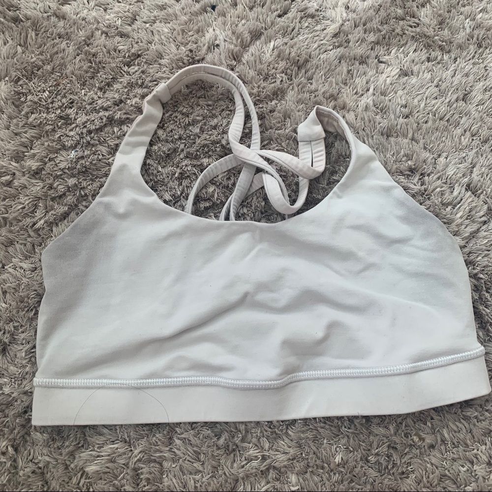 Lululemon strappy sports bra
